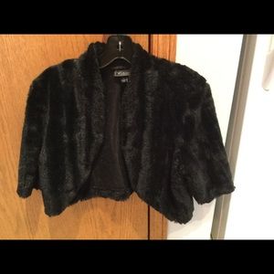 Faux Fur Shrug